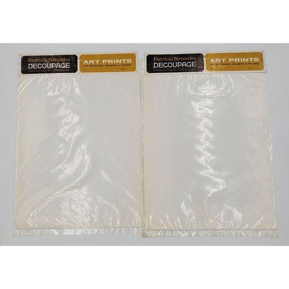 Vintage Patricia Nimocks Decoupage Art Print Lot Of 2 Lytham Windmill - Picture 4 of 4